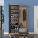 Set mobilier hol ANGORA RF 3 uși, 120x199x38 cm, cuier și pantofar, Opțiuni culoare