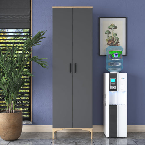 Dulap Bucătărie ANGORA RF 2 uși, 7 rafturi 60 x 199 cm, Opțiuni culoare