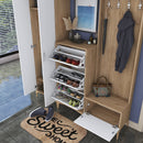 Set mobilier hol ANGORA CR 12 uși, 180x240x38 cm, cuier și pantofar, Opțiuni culoare