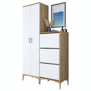 Set mobilier hol ANGORA CR 5 uși, 120x199x38 cm, cuier și pantofar, Opțiuni culoare