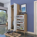 Set mobilier hol ANGORA CR 5 uși, 120x199x38 cm, cuier și pantofar, Opțiuni culoare