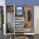 Set mobilier hol ANGORA CR 6 uși, 180x199x38 cm, cuier și pantofar, Opțiuni culoare