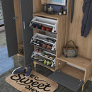 Set mobilier hol ANGORA CR 6 uși, 180x199x38 cm, cuier și pantofar, Opțiuni culoare