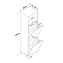 Dulap Baie ADEL 3 uși 45 x 170 cm - Maroom