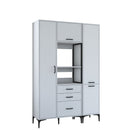 Dulap Bucătărie NICE 4 uși 3 sertare 2 rafturi, 130 x 199 cm - Maroom