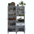 Dulap Bucătărie NICE 6 uși 1 sertar 2 rafturi, 120 x 199 cm - Maroom