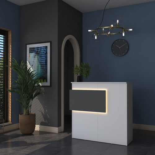 Masa Recepție GARNET cu lumini LED 40 x 110 cm 