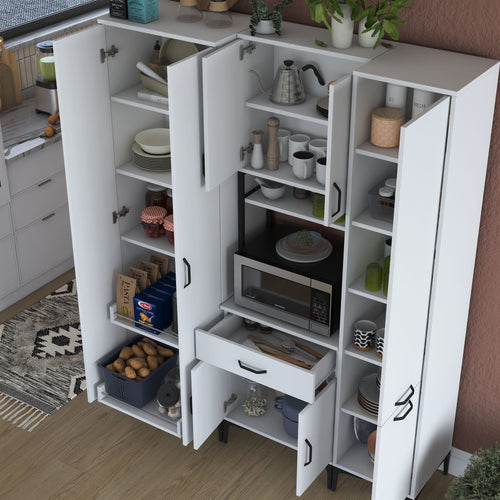 Dulap Bucătărie NICE 8 uși 1 sertar 2 rafturi, 160 x 199 cm - Maroom