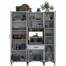 Dulap Bucătărie NICE 8 uși 1 sertar 2 rafturi, 160 x 199 cm - Maroom