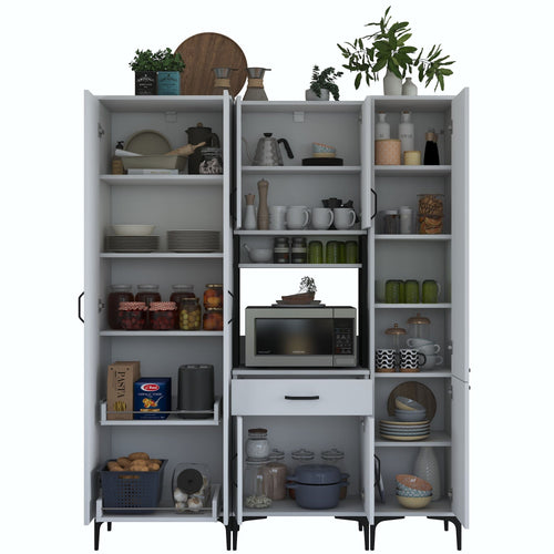 Dulap Bucătărie NICE 8 uși 1 sertar 2 rafturi, 160 x 199 cm - Maroom