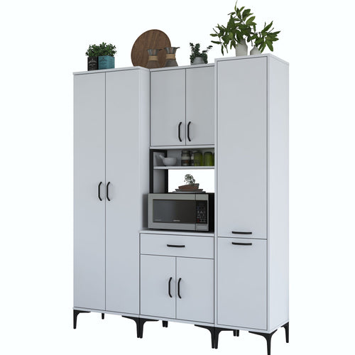 Dulap Bucătărie NICE 8 uși 1 sertar 2 rafturi, 160 x 199 cm - Maroom