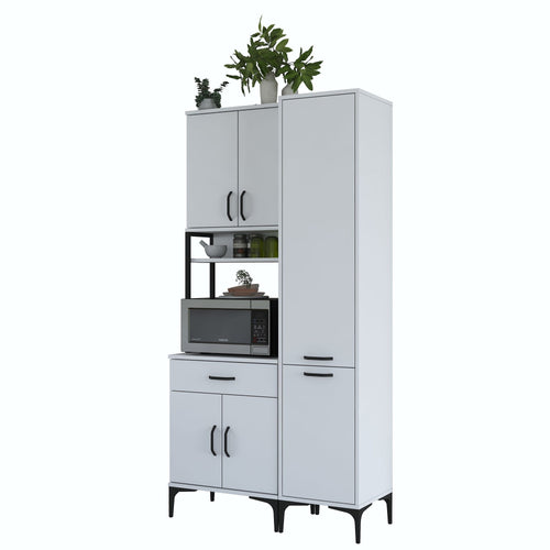 Dulap Bucătărie NICE 8 uși 1 sertar 2 rafturi, 100 x 199 cm - Maroom