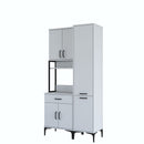 Dulap Bucătărie NICE 8 uși 1 sertar 2 rafturi, 100 x 199 cm - Maroom