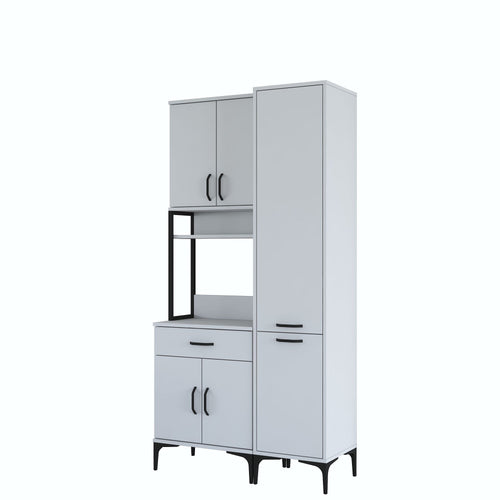 Dulap Bucătărie NICE 8 uși 1 sertar 2 rafturi, 100 x 199 cm - Maroom