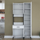 Dulap Bucătărie NICE 8 uși 1 sertar 2 rafturi, 100 x 199 cm - Maroom