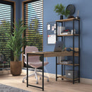 Birou cu rafturi CORA 4 rafturi 50 x 120 cm - Maroom