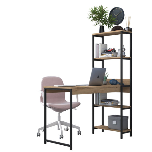 Birou cu rafturi CORA 4 rafturi 50 x 120 cm - Maroom