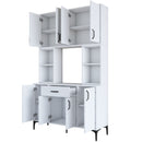 Dulap Bucătărie NICE 8 uși 1 sertar 5 rafturi, 120 x 199 cm - Maroom