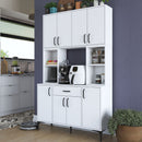 Dulap Bucătărie NICE 8 uși 1 sertar 5 rafturi, 120 x 199 cm - Maroom