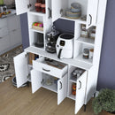 Dulap Bucătărie NICE 8 uși 1 sertar 5 rafturi, 120 x 199 cm - Maroom