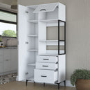 Dulap Bucătărie NICE 2 uși 3 sertare 2 rafturi, 90 x 199 cm - Maroom