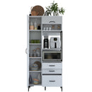 Dulap Bucătărie NICE 2 uși 3 sertare 2 rafturi, 90 x 199 cm - Maroom