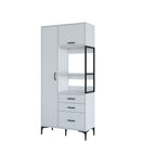 Dulap Bucătărie NICE 2 uși 3 sertare 2 rafturi, 90 x 199 cm - Maroom