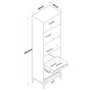 Dulap multifunctional NICE 2 uși 60 x 199 cm - Maroom