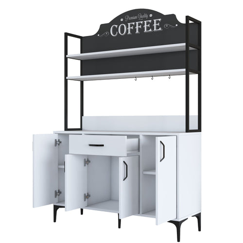 Dulap Bucătărie NICE 4 uși 1 sertar 2 rafturi, 120 x 184 cm - Maroom