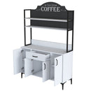 Dulap Bucătărie NICE 4 uși 1 sertar 2 rafturi, 120 x 184 cm - Maroom