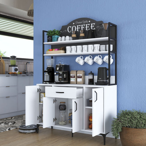 Dulap Bucătărie NICE 4 uși 1 sertar 2 rafturi, 120 x 184 cm - Maroom