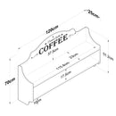 Dulap de perete Bucătărie NICE 2 rafturi, 120 x 70 cm - Maroom