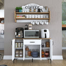 Set Dulap Bucătărie NICE 2 rafturi 4 uși 1 sertar, 120 x 79 cm - Maroom