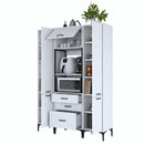 Set Dulap Bucătărie NICE 5 uși 3 sertare, 140 x 199 cm 