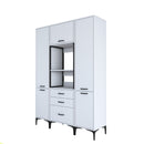 Set Dulap Bucătărie NICE 5 uși 3 sertare, 140 x 199 cm 