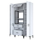 Set Dulap Bucătărie NICE 5 uși 3 sertare, 140 x 199 cm 