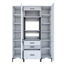 Set Dulap Bucătărie NICE 5 uși 3 sertare, 140 x 199 cm 