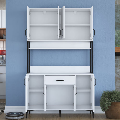 Dulap Bucătărie NICE 8 uși 1 sertar, 120 x 199 cm - Maroom