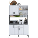 Dulap Bucătărie NICE 6 uși 1 sertar 3 rafturi, 120 x 199 cm - Maroom