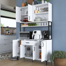 Dulap Bucătărie NICE 6 uși 1 sertar 3 rafturi, 120 x 199 cm - Maroom