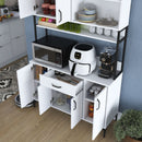 Dulap Bucătărie NICE 6 uși 1 sertar 3 rafturi, 120 x 199 cm - Maroom