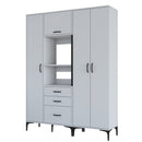 Dulap Bucătărie NICE 4 uși 3 sertare 2 rafturi, 150 x 199 cm - Maroom