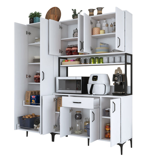 Set Dulap Bucătărie NICE 10 uși 1 sertar, 180 x 199 cm - Maroom