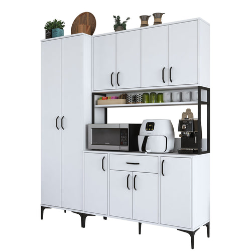 Set Dulap Bucătărie NICE 10 uși 1 sertar, 180 x 199 cm - Maroom