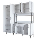 Set Dulap Bucătărie NICE 10 uși 1 sertar, 180 x 199 cm - Maroom