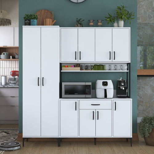 Set Dulap Bucătărie NICE 10 uși 1 sertar, 180 x 199 cm - Maroom