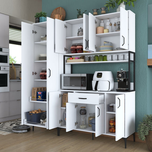 Set Dulap Bucătărie NICE 10 uși 1 sertar, 180 x 199 cm - Maroom