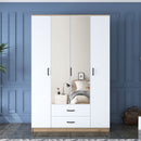 Dulap FAIR 4 uși 2 sertare 140 x 210 x 52 cm - Maroom