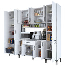 Set Dulap Bucătărie NICE 12 uși 1 sertar, 220 x 199 cm - Maroom