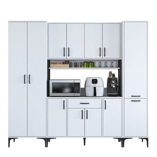 Set Dulap Bucătărie NICE 12 uși 1 sertar, 220 x 199 cm - Maroom